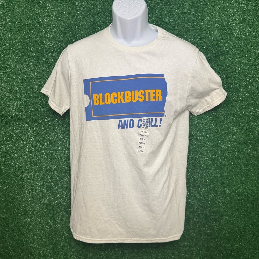 Blockbuster Graphic T-Shirt in white